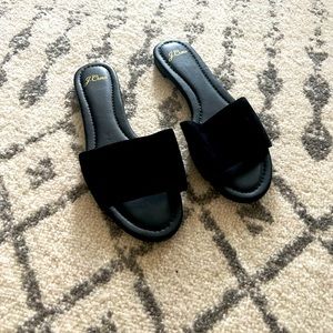 Jcrew Suede Slide Sandal Size 9.5